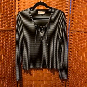 Pink Republic Striped Top